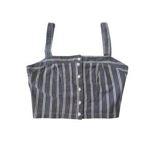 Brandy Melville Stripe Crop Top